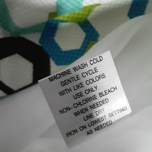 Kim Rogers Signature Retro Geometric Print Sleeveless Dress size 10P (1191) - Picture 4 of 7